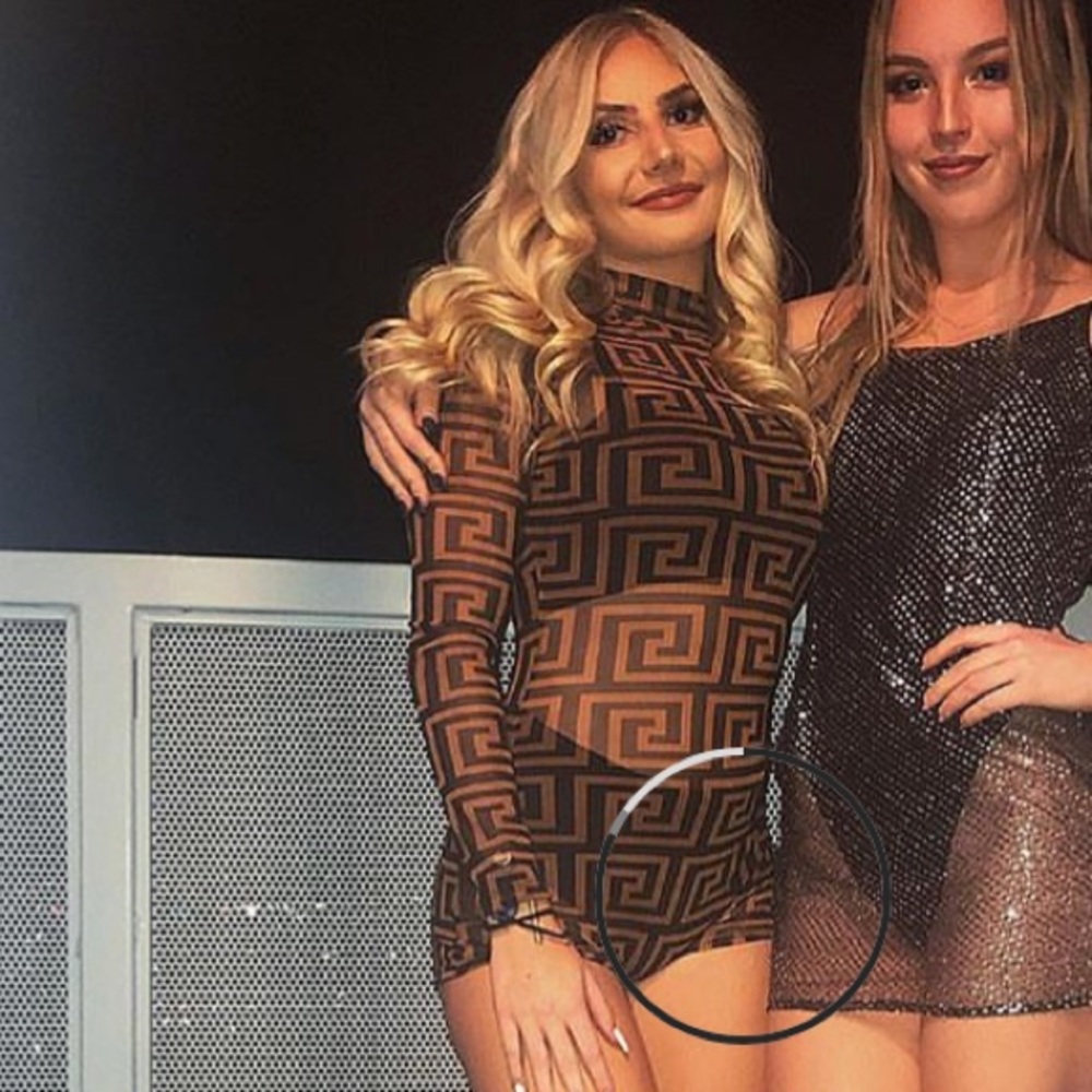 Sheer romper